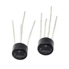 2pcs 600V 2 Amp 2A Full Wave Bridge Rectifiers 2W06G
