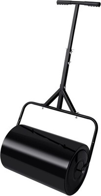 Threlaco 10 Gallon Push Tow Behind Lawn Roller