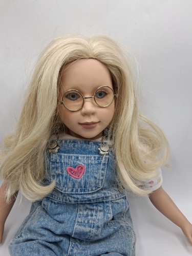 Muñeca My Twinn Cabello Rubio Ojos Azules Con Gafas Conjunto Zapatos - Imagen 2 de 16