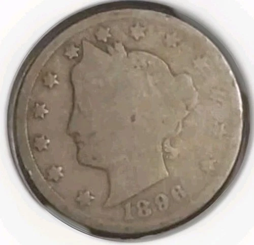 Photo of a 1896-P Liberty Nickel from an eBay listing that sold on Jul 18, 2026