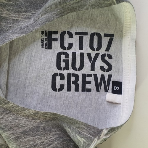 Camiseta Factorie Roaring Lion Hombre Talla S Pequeña Gris y Blanco - Imagen 3 de 8