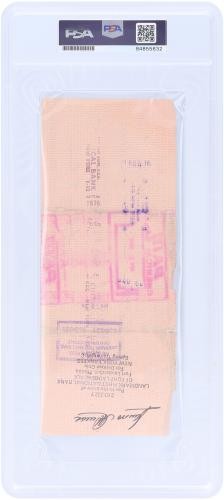 Sandy Alomar Jr. New York Yankees Signed Check March 22, 1976 - PSA 84855632 - Picture 2 of 2