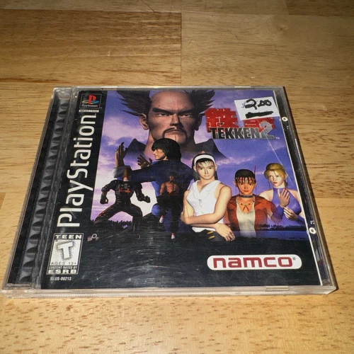 Tekken 2 (Sony PlayStation 1, 1996) Original Black Label CIB w/ Manual TESTED