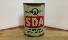 Vintage Quaker State SDA Motor Detergent 15oz Can