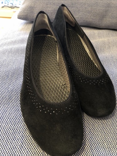 Wildleder Pumps mit Strasssteinchen, Gr. 38 K von ARA - Bild 3 von 7