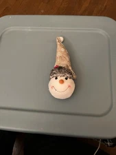 Snowman Head Light Up Ornament