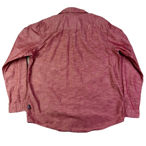 Camisa Patagonia con botones para hombre talla XL 100 % algodón orgánico roja bolsillo liso - Imagen 6 de 8