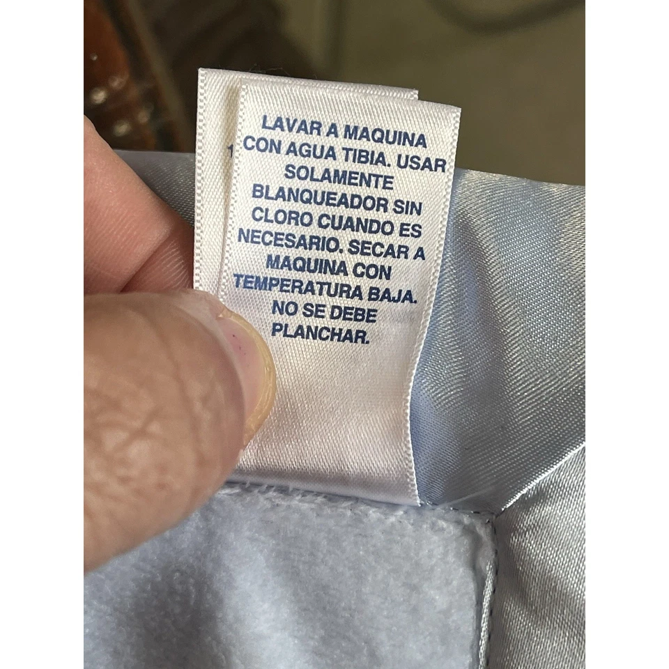 Manta azul de felpa Carter's Child of Mine borde satinado gracias al cielo por niño pequeño Foto 4 de 4