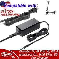 42V 2A Charger for iScooter i9, i9 Pro, i8, i8L  isinwheel U1, M10 Bike, S9 Pro