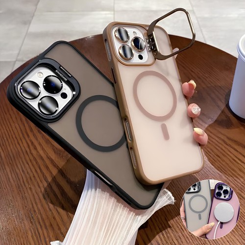 Funda protectora de cámara MagSafe a prueba de golpes para PC para iPhone 16 15 14 13 12 11 Pro Max - Imagen 13 de 18