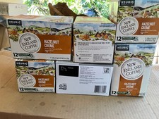 New England Coffee Hazelnut Creme Medium Roast Single 72 K cups old stock