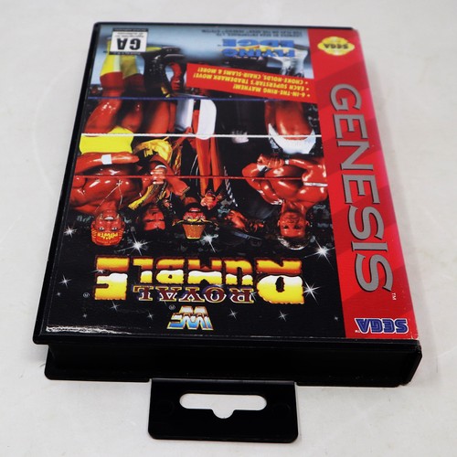 Vintage 1993 90s Sega Mega Drive Genesis WWF Wrestling Royal Rumble Video Game - Picture 2 of 13