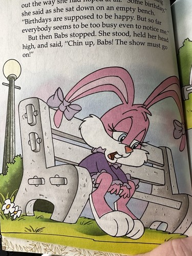 Vtg Little Golden Book Tiny Toon Adventures Happy Birthday Babs 1990 Toons READ - Bild 11 von 12