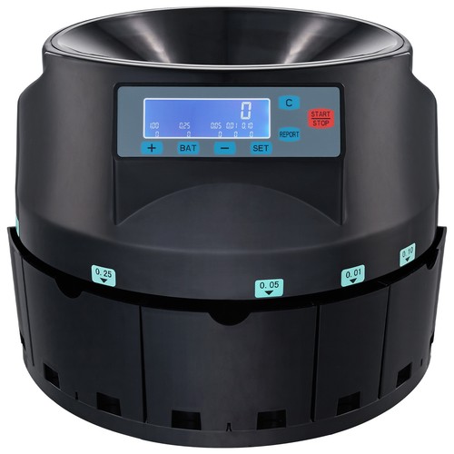 USD Coin Sorter Coin Counter Wrapper and Roller 300 Coins/min LCD Display - Picture 10 of 12
