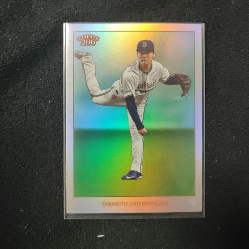 2023 Topps 206 White Yoshinobu Yamamoto Orix Buffaloes /99 #127 From Japan - Picture 23 of 24