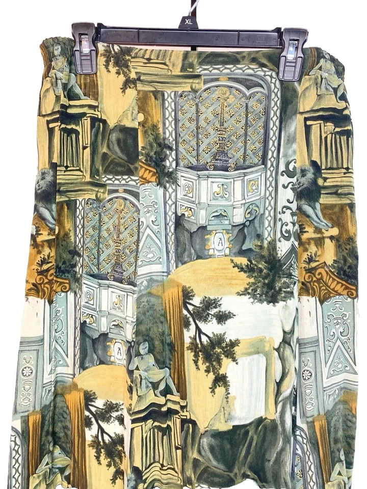 Vintage CAROLE LITTLE Art To Wear Full Women’s Swing Skirt Sz 12 - Image 2 of 4