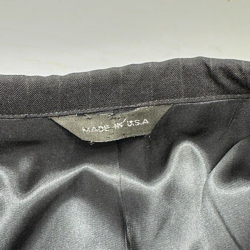 Traje Polo Universitario De Colección Para Hombre 44 Azul Rayas Lana Clásica 34X32 Plisado - Imagen 7 de 23