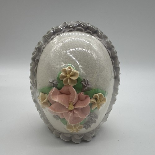 Neu Vintage Kencraft Küken Blumen Zucker Panorama Osterei Dekoration Diorama - Bild 2 von 10