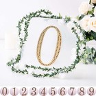 8" tall Gold Number Self-Adhesive Rhinestones Gem Stickers Wedding Party Crafts