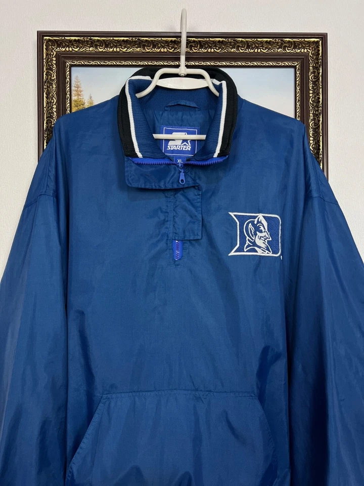 Chaqueta cortavientos vintage de bombardero de la NCAA de Duke University Blue Devils talla XL Foto 2 de 4