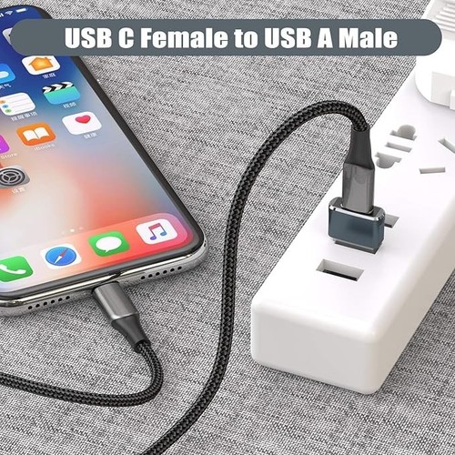 Adaptateur USB type C vers USB A 3.0 Mâle Transfert Données Charge Rapide PC Mac - Photo 3 sur 7