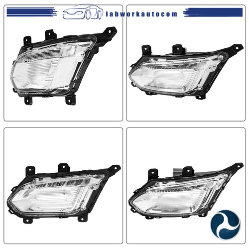 For Chevy Equinox L LT LS 2016 2017 Front LED DRL Fog Light Assembiy Lamps Clear - Picture 4 of 13