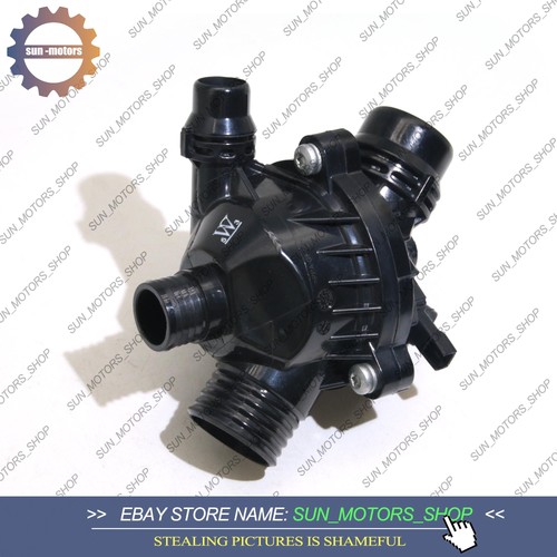 FEBI Electric Water Pump W/ Thermostat For BMW E60 E82 335i 535i X5 X3 N54 N55 - Picture 7 of 9