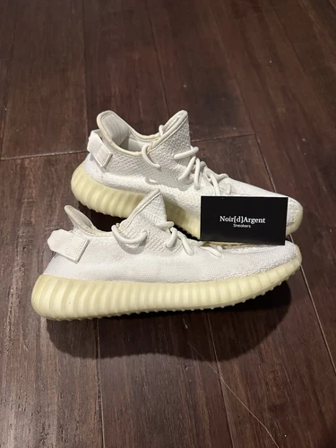 Adidas Yeezy Boost 350 V2 Low Panna Bianco Tripla Bianca Taglia 7