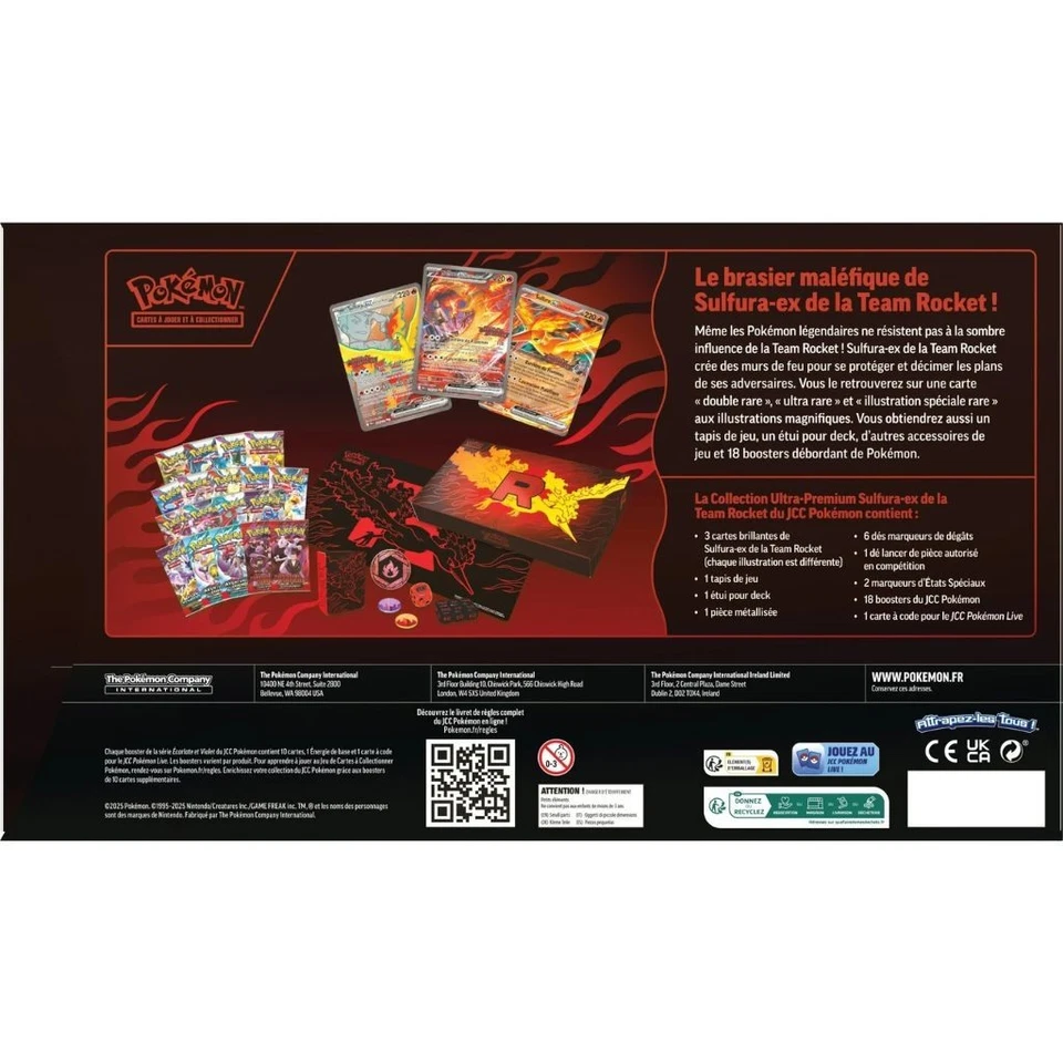 X1 Pokemon TCG Team Rocket's Moltres ex Ultra Premium Collection PREVENTA 14/11 Foto 2 de 4