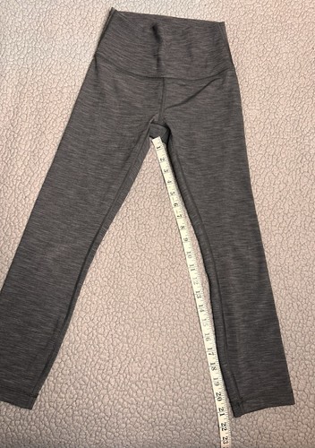 Lululemon Leggings Gray Little Girls Size 4 Little Girls Athletic Leggings - Picture 3 of 7