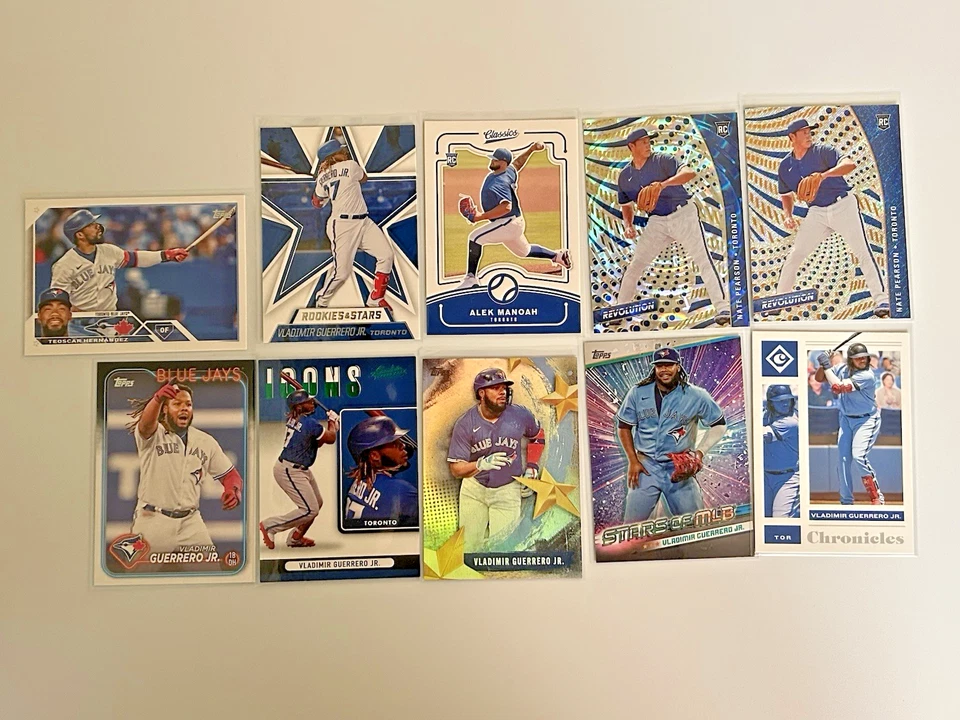 Lote de tarjetas Toronto Blue Jays (73) - RC, insertos y paralelos vintage y actuales Foto 4 de 4