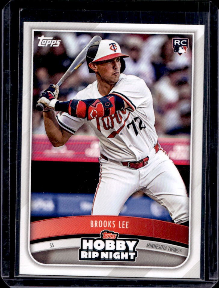 2025 Topps Hobby Rip Night Brooks Lee RC Rookie #14 Twins