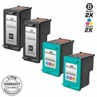 2PK SpeedyInks Ink Cartridge for HP96 (1xblk) & HP97 (1xColor) Combo 7410xi 2608