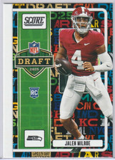 2025 Score Seattle Seahawks Jalen Milroe #10 NFL Draft 2025 Insert