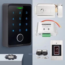 HOMSECUR IP66 APP WIFI Fingerprint Access Control Set Electric Lock with keys