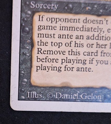 1994 Magic: The Gathering - Revised(3rd) - DEMONIC ATTORNEY - Vintage Rare - LP - Picture 4 of 7