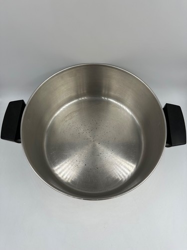 Revere Ware Stock Pentola 4 1/2 Qt Acciaio Inox Tri-Ply Fondo Disco con Coperchio SS - Foto 4 di 11