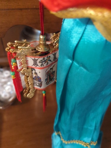 Chinese Doll 22" Holding Lantern Multiple Colors & Materials - Picture 15 of 23