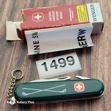 Wenger Swiss Army Golf Pro Multi Tool Pocket Knife Switzerland Green 85mm