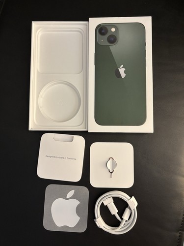 Original Box for Apple iPhone 13 Green 256GB - BOX ONLY with accessories - 第 3/3 張圖片