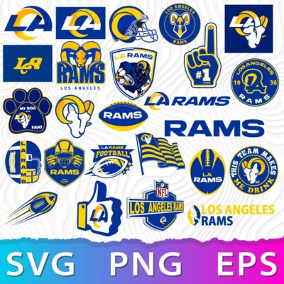 Los Angeles Rams Logo SVG, LA Rams Logo PNG, LA Rams SVG for Cricut, Cut Files