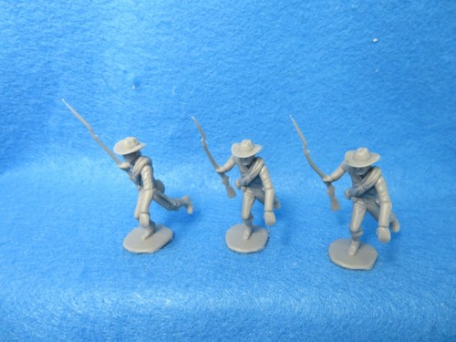 Marx/CTS  Confederate infantry, 22 in all 10 poses, gray, 1/32 - Picture 3 of 9