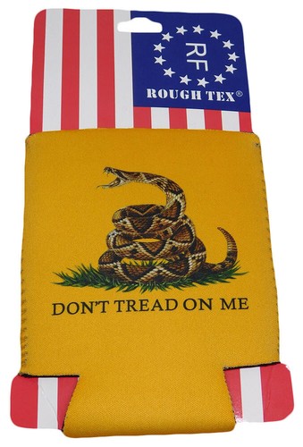 Gadsden Don't Tread On Me Live Rattlesnake Collapsible Insulated Can Jacket - Picture 2 of 3