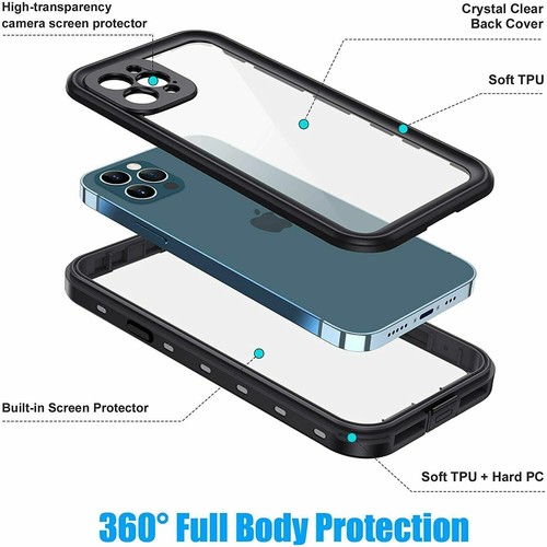 Iphone Full Otterbox Waterproof Shockproof Case Cover For 15 14 13 12 Pro XR XS - Picture 6 of 13