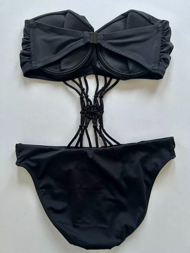 FREYA BLACK SEXY UNDERWIRED MONOKINI SWIMSUIT VARIOUS SIZES BNWOT - Picture 4 of 5