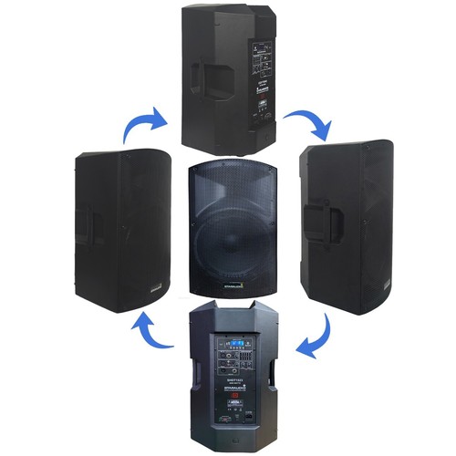 15 Inch Active PA TWS Speakers Bluetooth Audio DJ Speaker for Stage KTV Karaoke - Picture 2 of 24