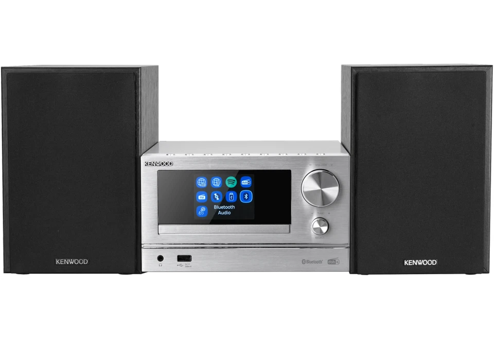 Kenwood Stereoanlage WiFi Internetradio DAB+ FM UKW Bluetooth USB CD M-7000S-S - Bild 3 von 4