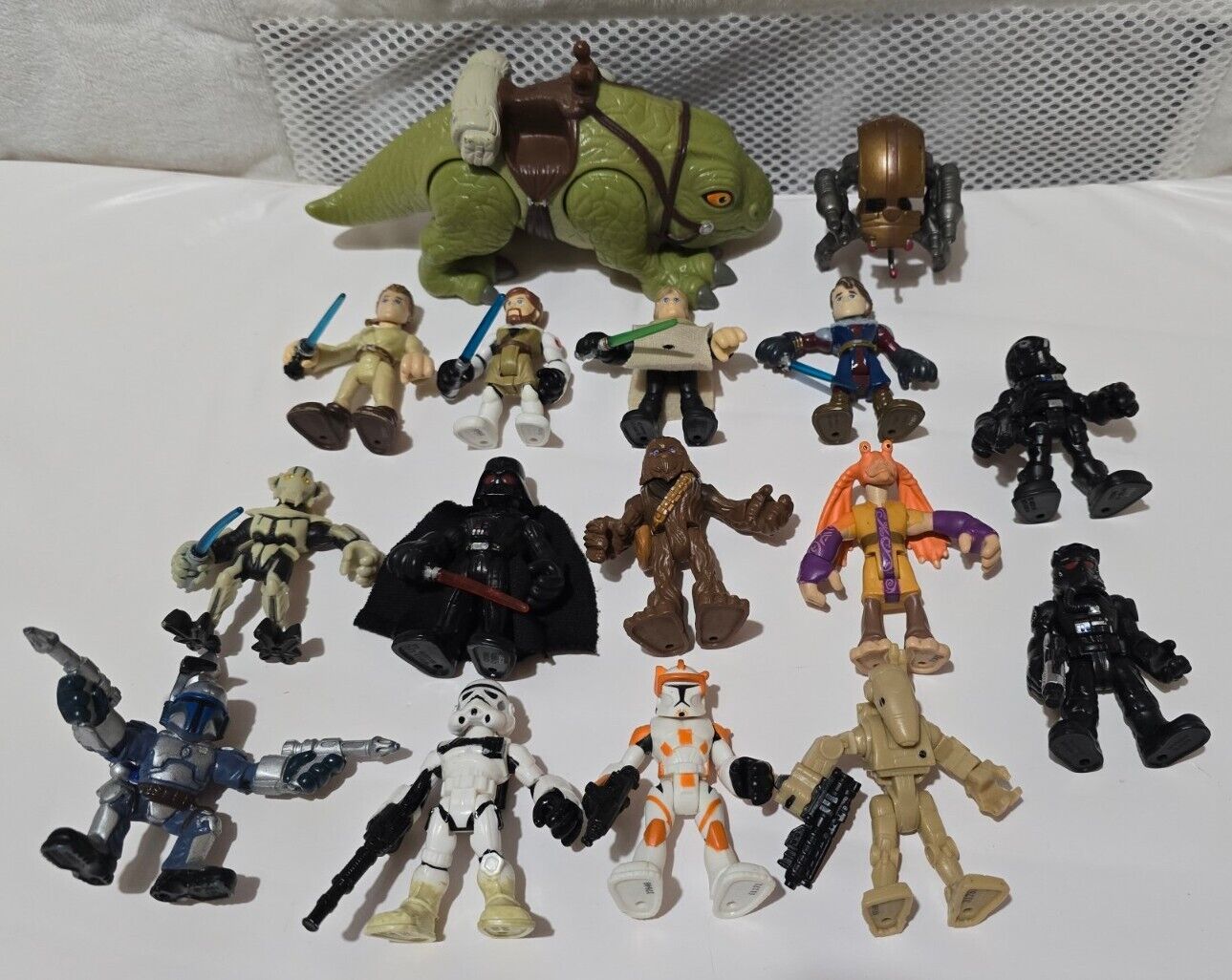 Star Wars Action Figures Lot of 16, Fischer Price Playskool Imaginext 