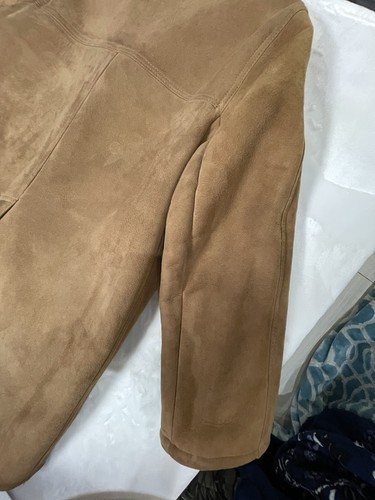 Sawyer of Napa Vintage Rancher Brown Shearling & Suede Coat Men's 40 Original - Picture 20 of 23