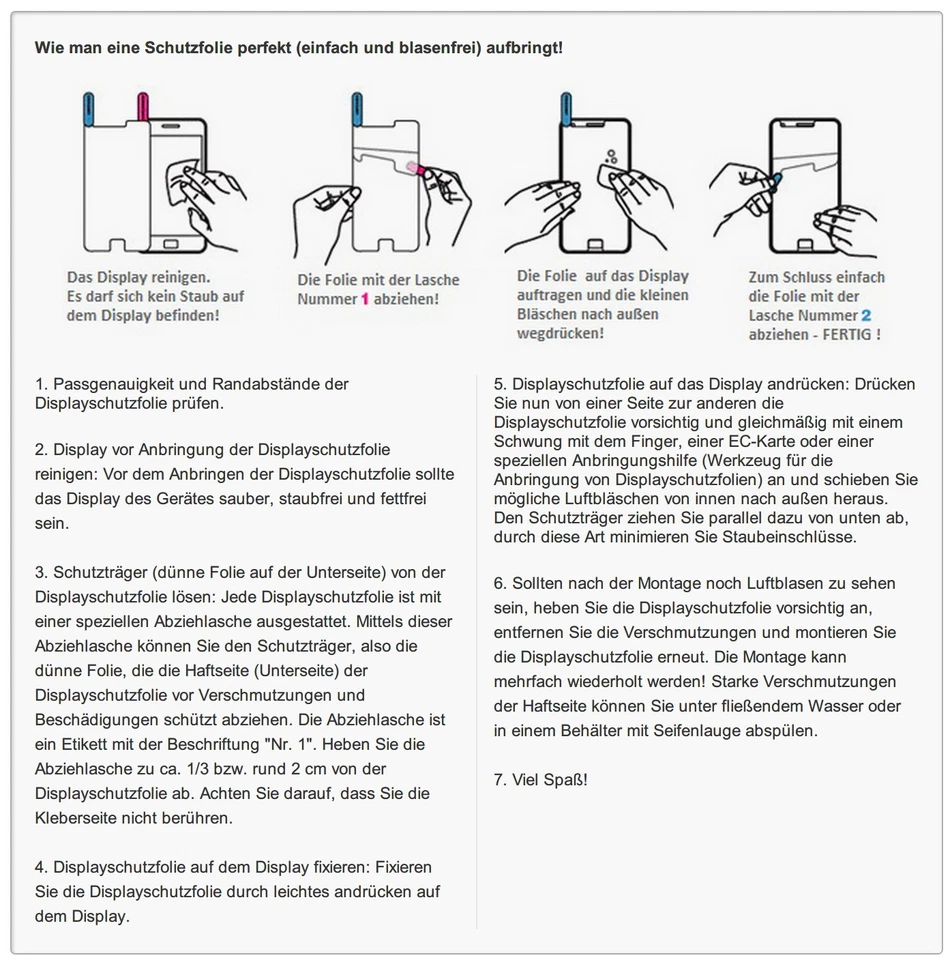 6x Matte Protective Foil LG G2 anti Reflex Anti-glare Thin Screen Protector - Image 3 of 4
